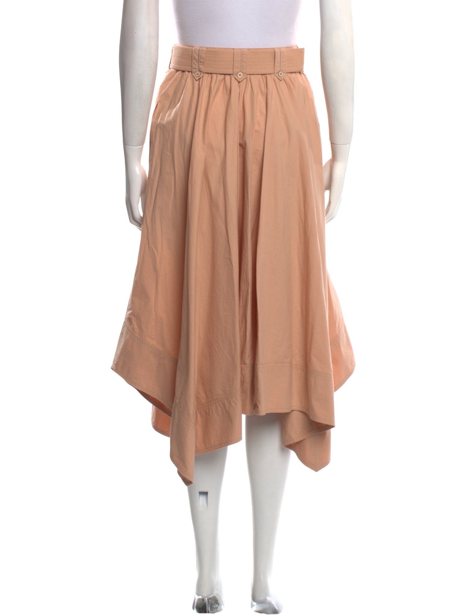 Ulla Johnson Pleated Accents Midi Length Skirt